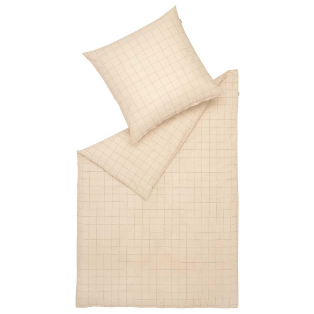 RENFORCÉ BETTWÄSCHE GRID - Petrol, Textil (155/220cm) - Musterring