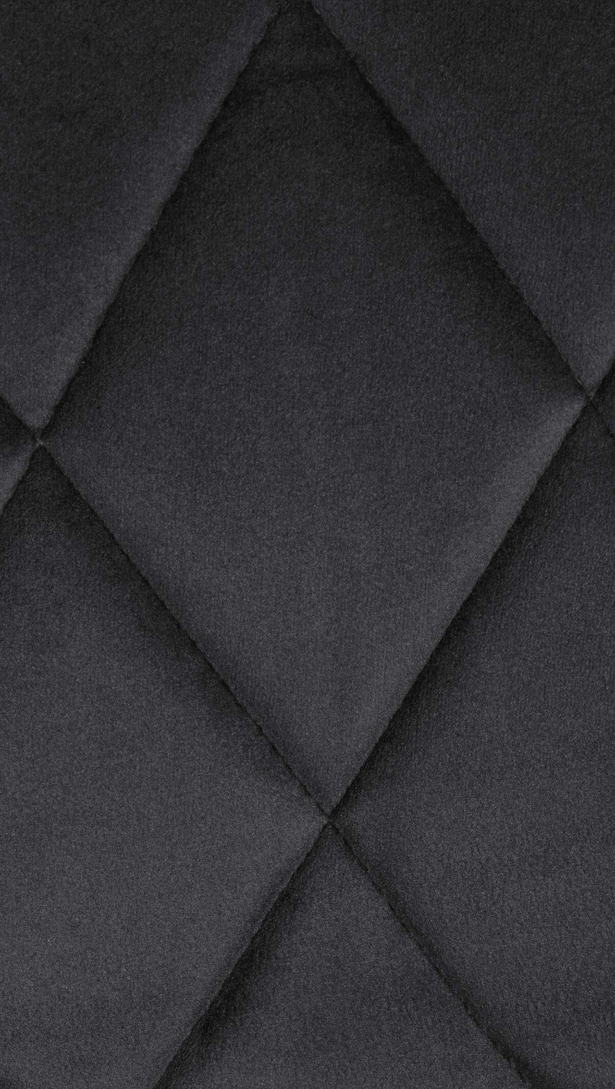 BARHOCKER Stoff schwarz - Schwarz/Weiß, Textil/Metall (46/83/49cm) - CLP