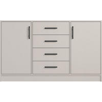 KOMMODE VANO 140/84/40cm mit 4 Schubladen 2 Türen Kaschmir - Kaschmir, Holzwerkstoff (140/84/40cm) - MASSENO