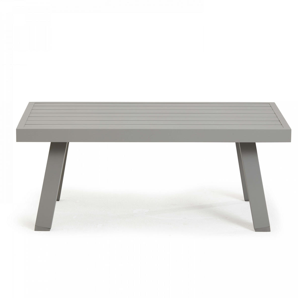 GARTENBEISTELLTISCH, Grau - Grau, Metall (100/52/40cm) - Oviala