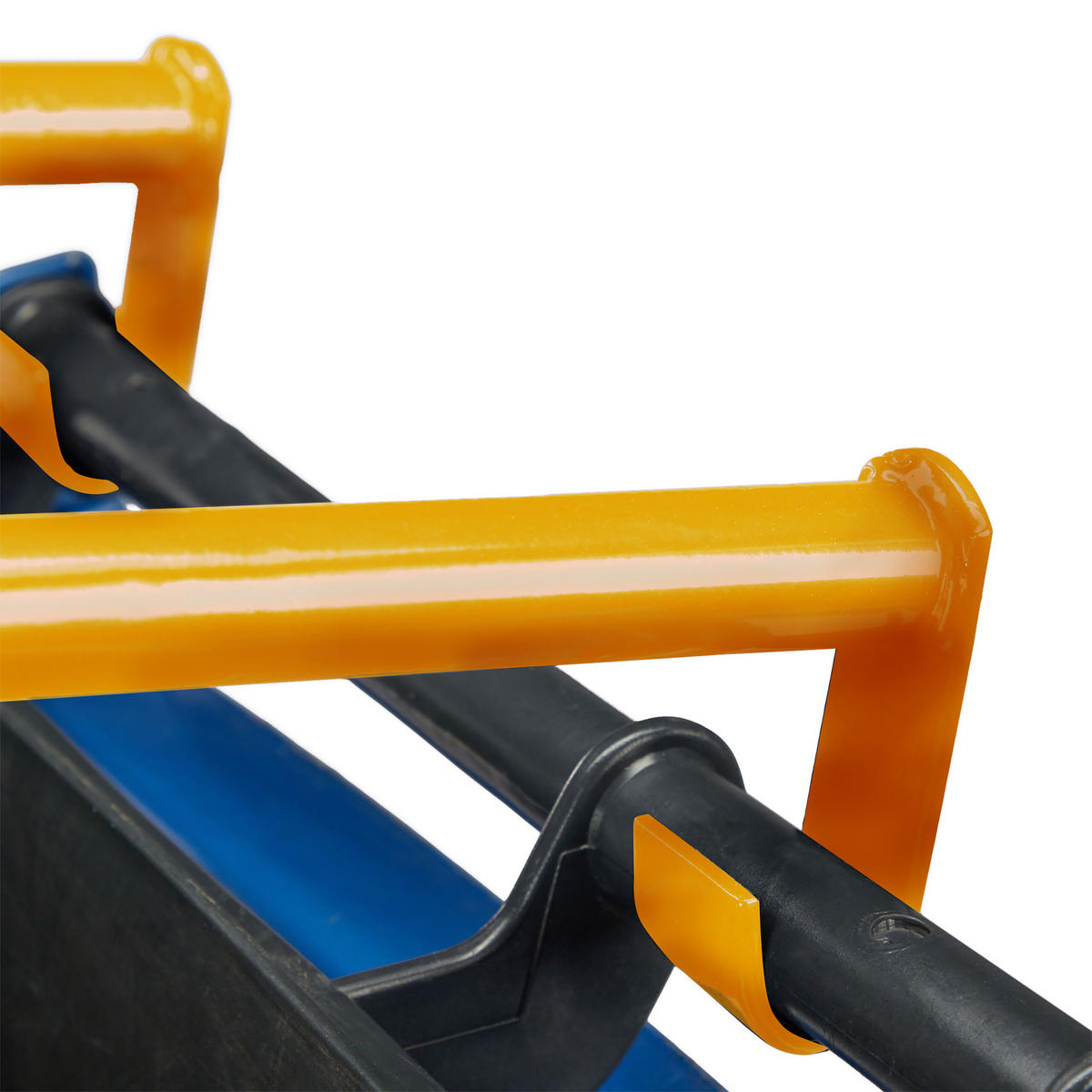 MÜLLPRESSE - Gelb, Metall (33/39/95cm) - Relaxdays