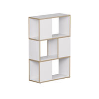 RAUMTEILER Eneos Weiß/Eiche 60 x 94 cm - Eichefarben/Weiß, Holzwerkstoff (60/94/24cm) - Vicco