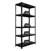 SCHWERLASTREGAL Ragnar für Gesamtlast 625kg 180x90x40 5 Stahlplatten-Ebenen Schwarz - Schwarz, Metall (90/180/40cm) - PROREGAL