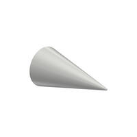 ENDSTÜCKE FÜR GARDINENSTANGEN 20 mm Ø, Savio Weiß, Packung 2 Stück - Weiß, Metall (6/3.4/3.4cm) - INTERDECO