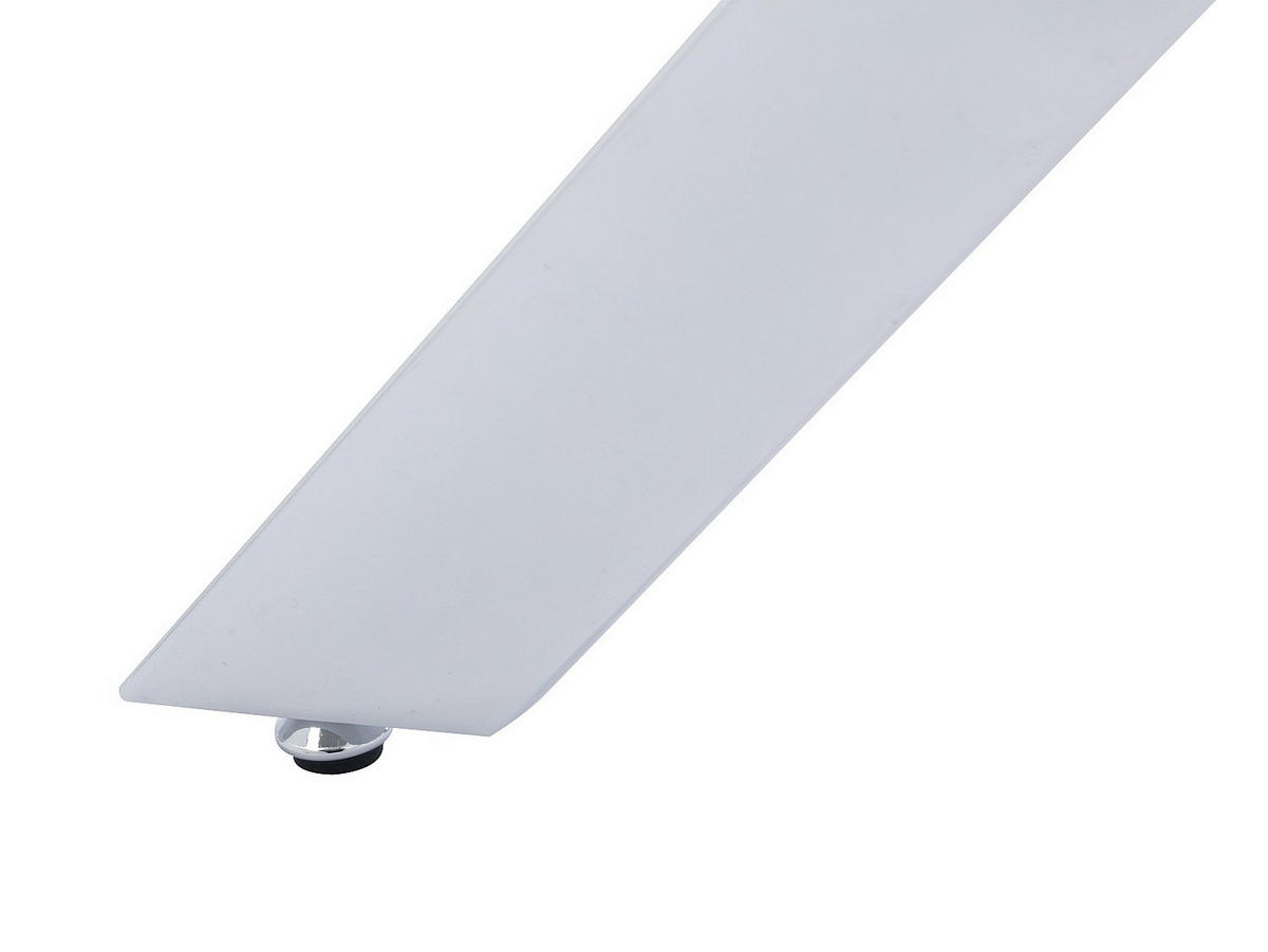 KONSOLENTISCH - 120 cm x 44.5 cm - glas - transparent, silberfarben Cosima - Transparent/Silberfarben, Glas (44.5/120/75cm) - Vente-Unique