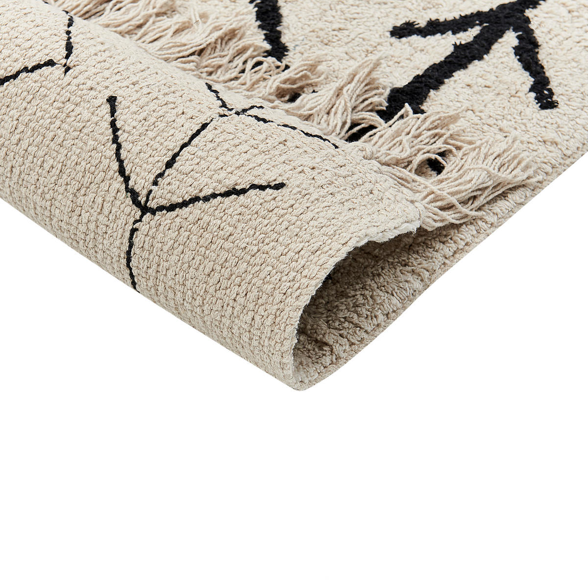 KURZFLOR-TEPPICH Bozkir 230/80 cm - Beige, Textil (80/230cm) - Beliani
