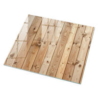 GLASPLATTE 80x60 cm – Warmes Holz - Braun, Glas (0.4/80/60cm) - ArtPrintCave