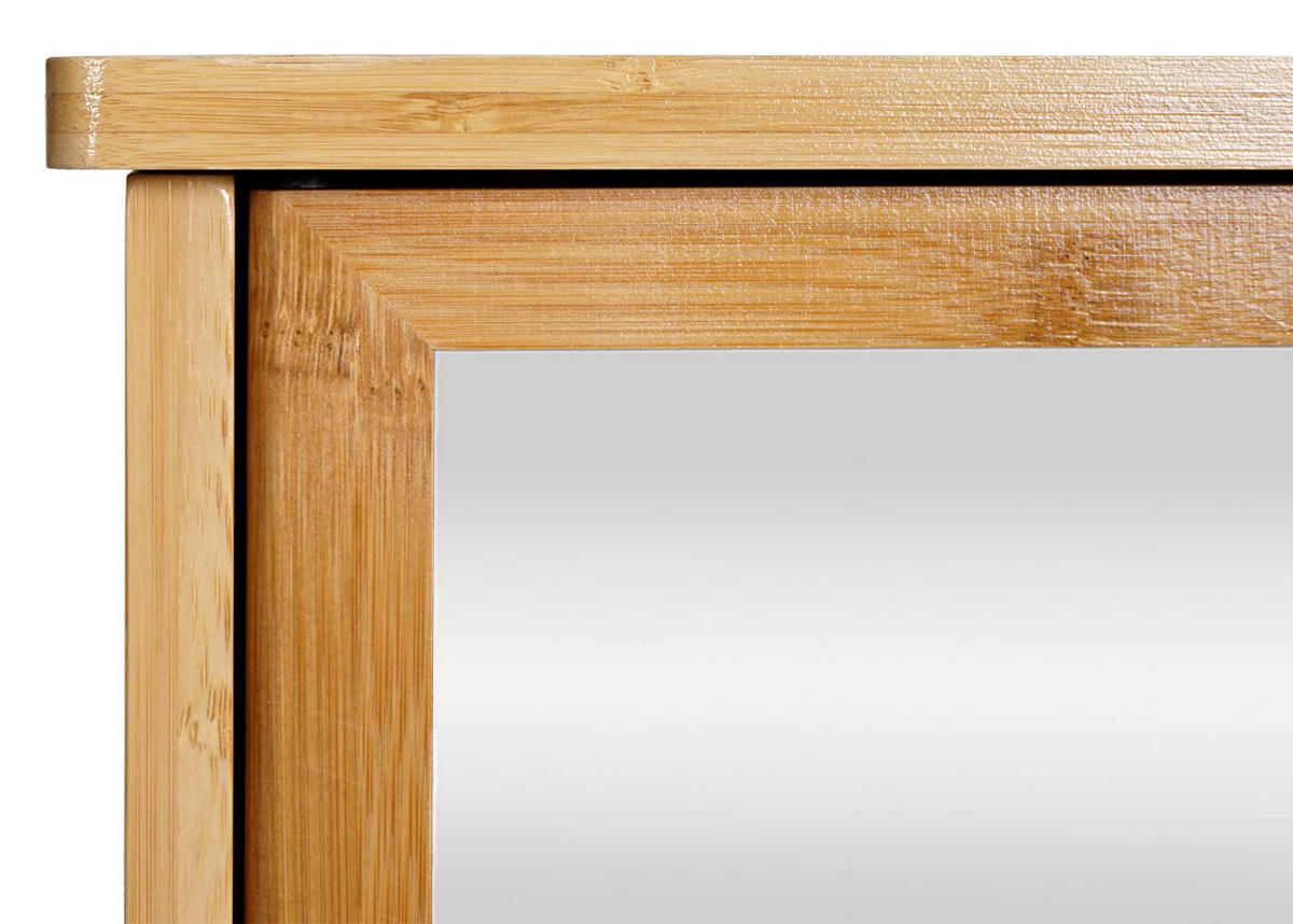 SPIEGELSCHRANK Braun - Braun, Holz (66/62/15cm) - MCW