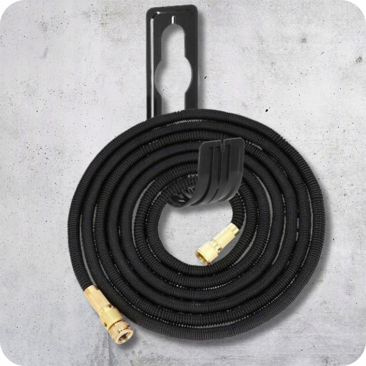 GARTENSCHLAUCH 30m - Schwarz, Kunststoff (3000cm)