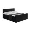 BOXBETT mit Matratze H4 und Lattenrost - TOLO-Z - 120x200 Cord - Schwarz - Schwarz, Holzwerkstoff (120/200cm) - ALTDECOR