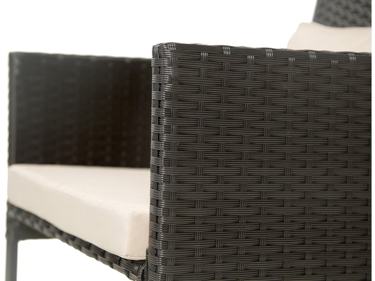 GARTENSITZGRUPPE garden Schwarz - Schwarz, Metall - Habitat Garten