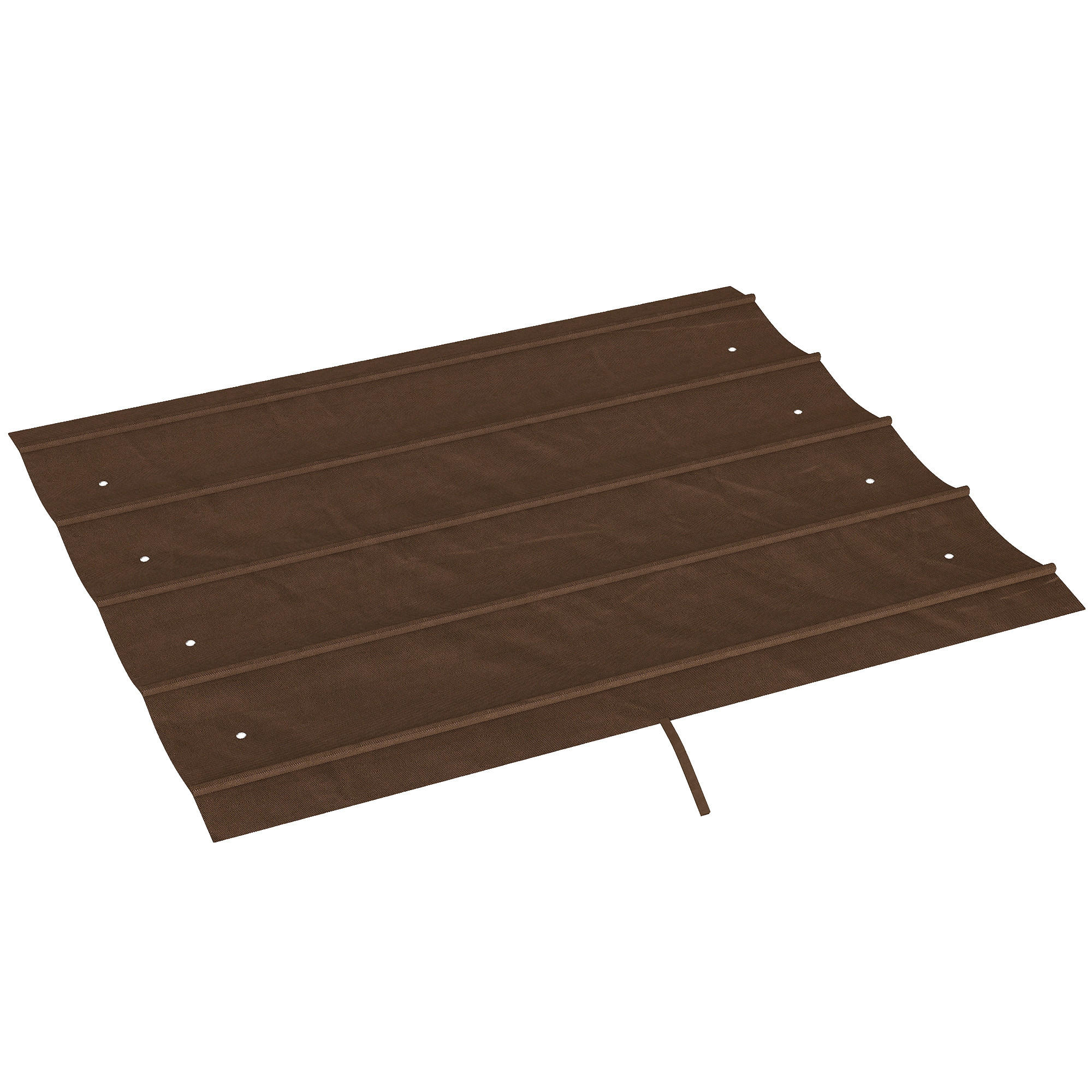 ERSATZDACH DE-12638 300/200 cm UV30+ mit 5 Stangentaschen und 8 Drainagelöchern Café - Braun, Textil (245/16/286cm) - ComfortXL