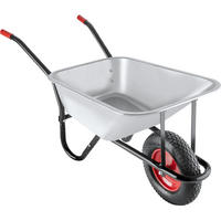 SCHUBKARRE Oskar,Belastbarkeit 150 kg,silber - Silberfarben, Metall (57/66/146cm) - tectake