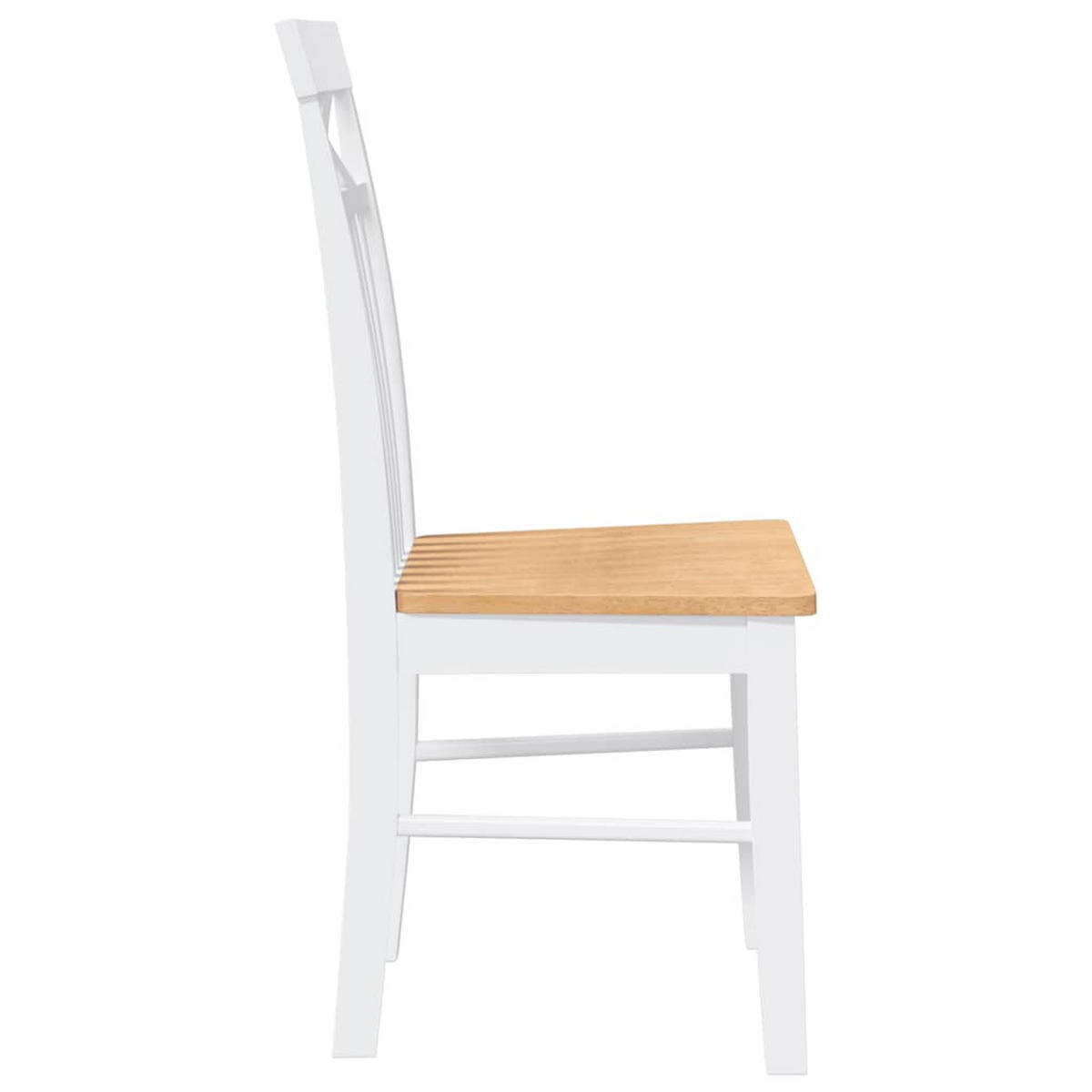 STUHL-SET 2 Stk Zornhain 42.5/94/53.5 cm - Weiß, Holz (42.5/94/53.5cm) - ZMH