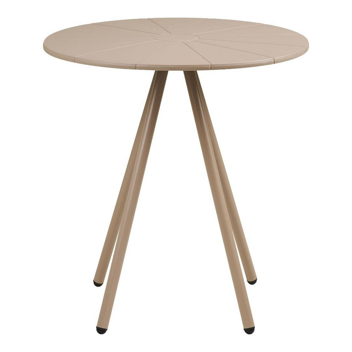 CAFÉTISCH, Berta, Taupe, Metall, 70 x 70 x 74 cm - Taupe, Metall (70/70/74cm) - ebuy24