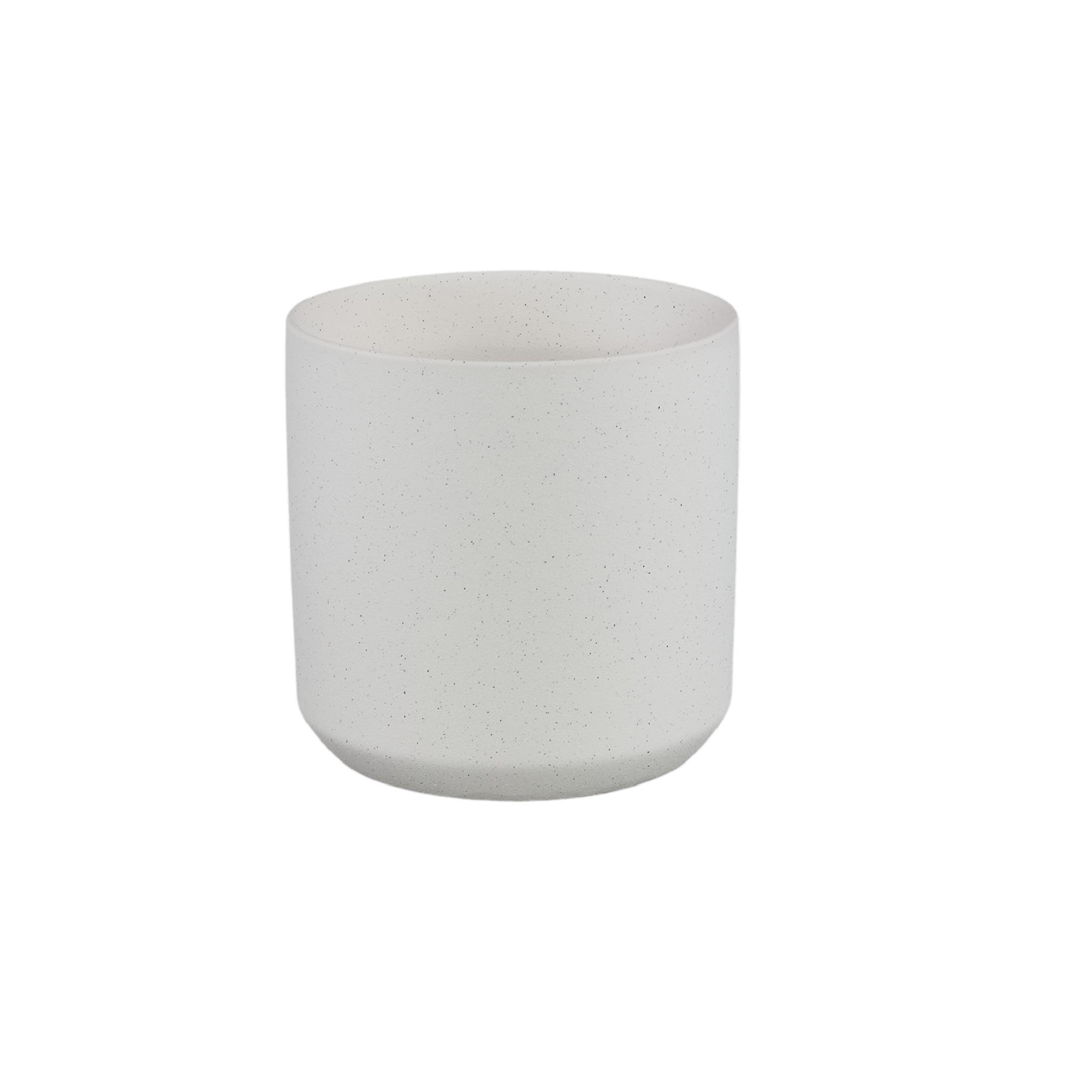 TOPF Fatima Weiß 19/19/19cm - Weiß, Keramik (19cm) - PTMD Collection