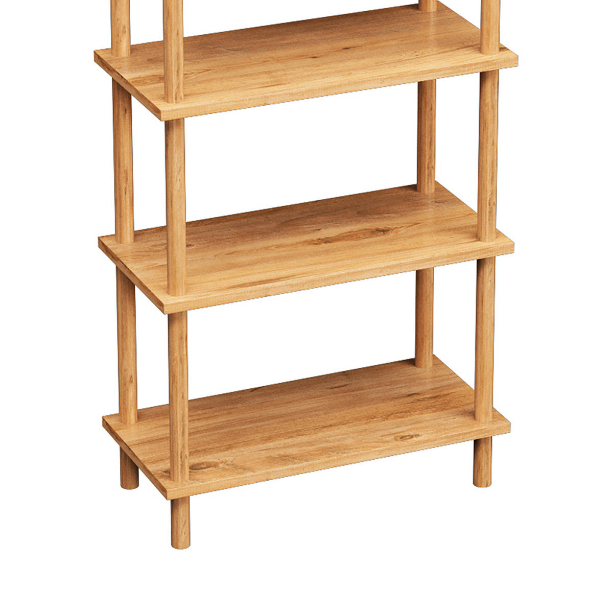 BÜCHERREGAL Hirvensalmi - Naturfarben, Holz/Holzwerkstoff (60/137/29cm) - [en.casa]