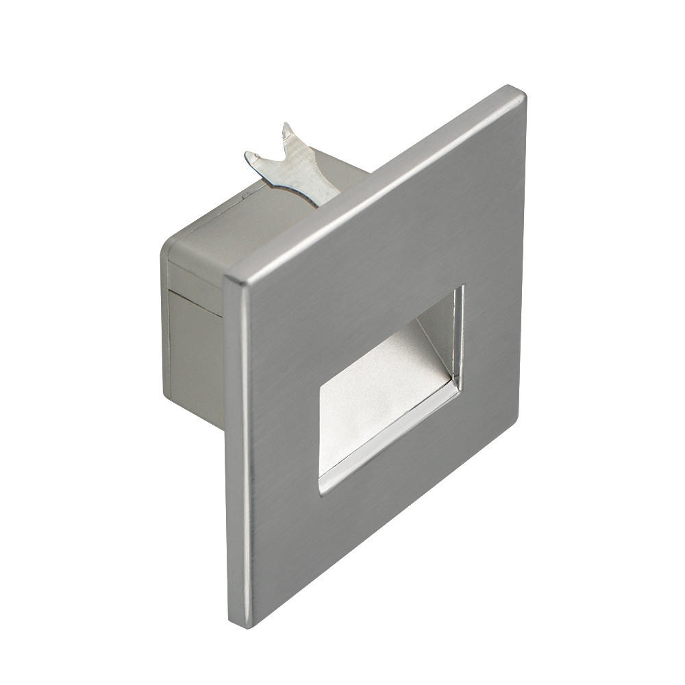 s.luce Led-Einbauleuchte Alu 8x8x8 cm