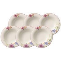 SUPPENTELLER Mariefleur Basic bunt ø 23 cm 6er Set - Multicolor, Keramik (23cm) - Villeroy & Boch