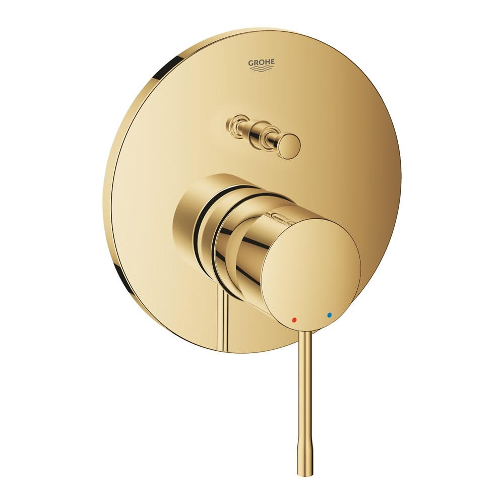 DUSCHARMATUREN Gold 10/15.8/15.8 cm 24058GL1 - Goldfarben, Metall (15.8/15.8/10cm) - Grohe