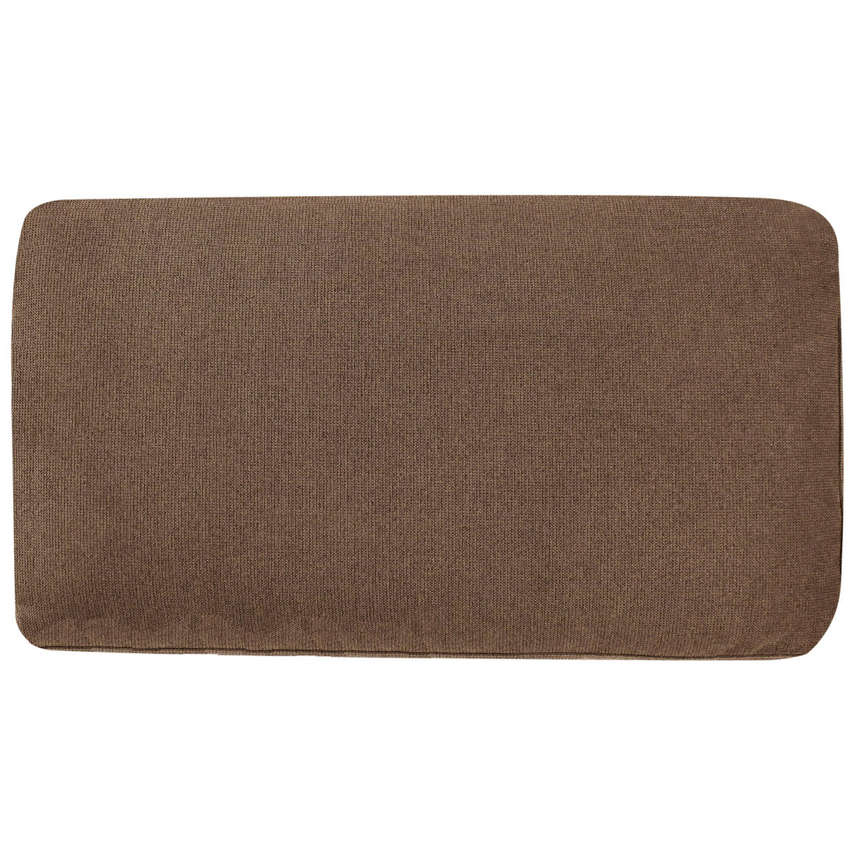 ČALOUNĚNÉ LEHÁTKO CHAISE LONGUE PRAVOSTRANNÉ Látka Hnědé Sievoz - černá/hnědá, textil (155/84/85cm) - Beliani
