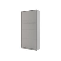 SCHRANKBETT Concept Pro I Vertical  - Grau, Holzwerkstoff (90/200cm) - MIRJAN24