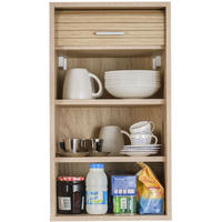 KÜCHENOBERSCHRANK mit Rolladentür 35/40/72cm - Eichefarben, Holzwerkstoff (40/72/35cm) - Simmob