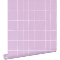 TAPETE kleine Fliesen 53 cm x 10.05 m - Lila, Papier (53/1000cm) - ESTAhome