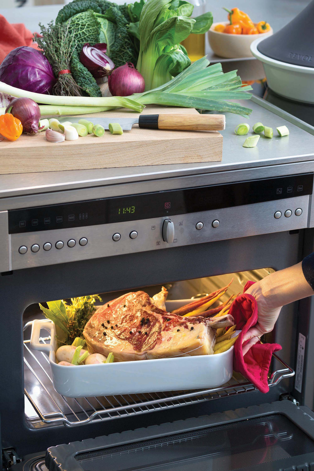 AUFLAUFFORM 250 cl RECHTECKIG Weiss - Multicolor, Keramik (30/21.5/6.5cm) - Revol Porcelaine France