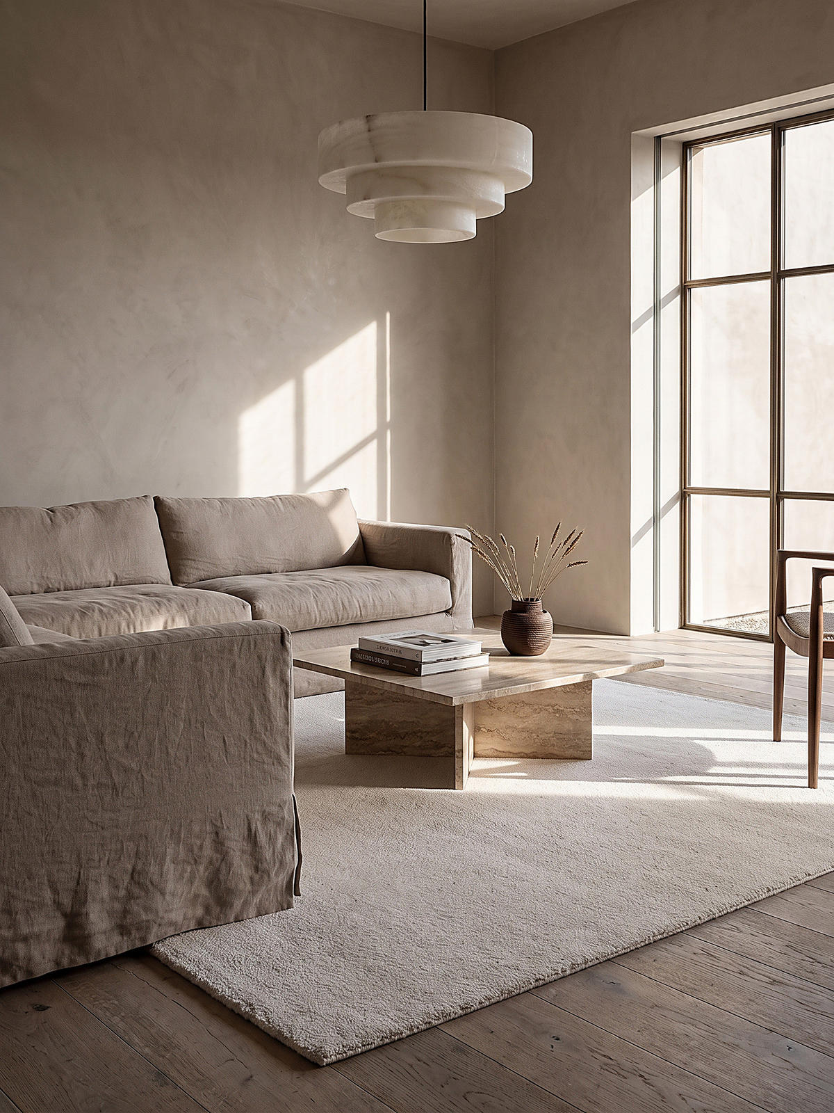 HOCHFLORTEPPICH Antirutsch Uni ALDAN Polyester Creme 240 x 240 cm - Beige, Textil (240/240cm) - KADIMA DESIGN