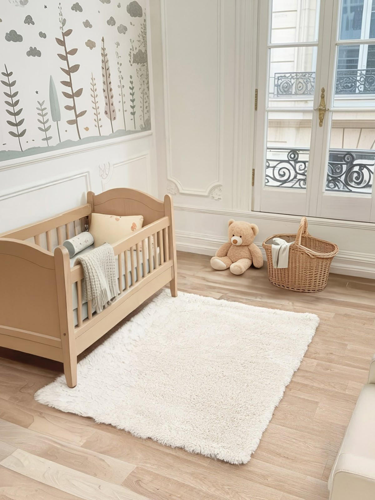 TEPPICH Shaggy ultraweich Wolloptik beige - Beige, Textil (200/290cm) - AFK Living