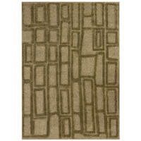 KURZFLORTEPPICH RELIEVO oliv grafisch 3D-Struktur 200/300 cm - Olivgrün, Textil (200/300cm) - Tapiso