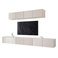 TV-LOWBOARD ANGEL VIII mit LED-Beleuchtung, 300 cm Kaschmir - Kaschmir, Holzwerkstoff (300/72/40cm) - Idohome