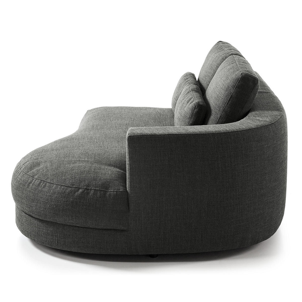 MODULLONGCHAIR - Grau, Textil (194/74/145cm) - home24
