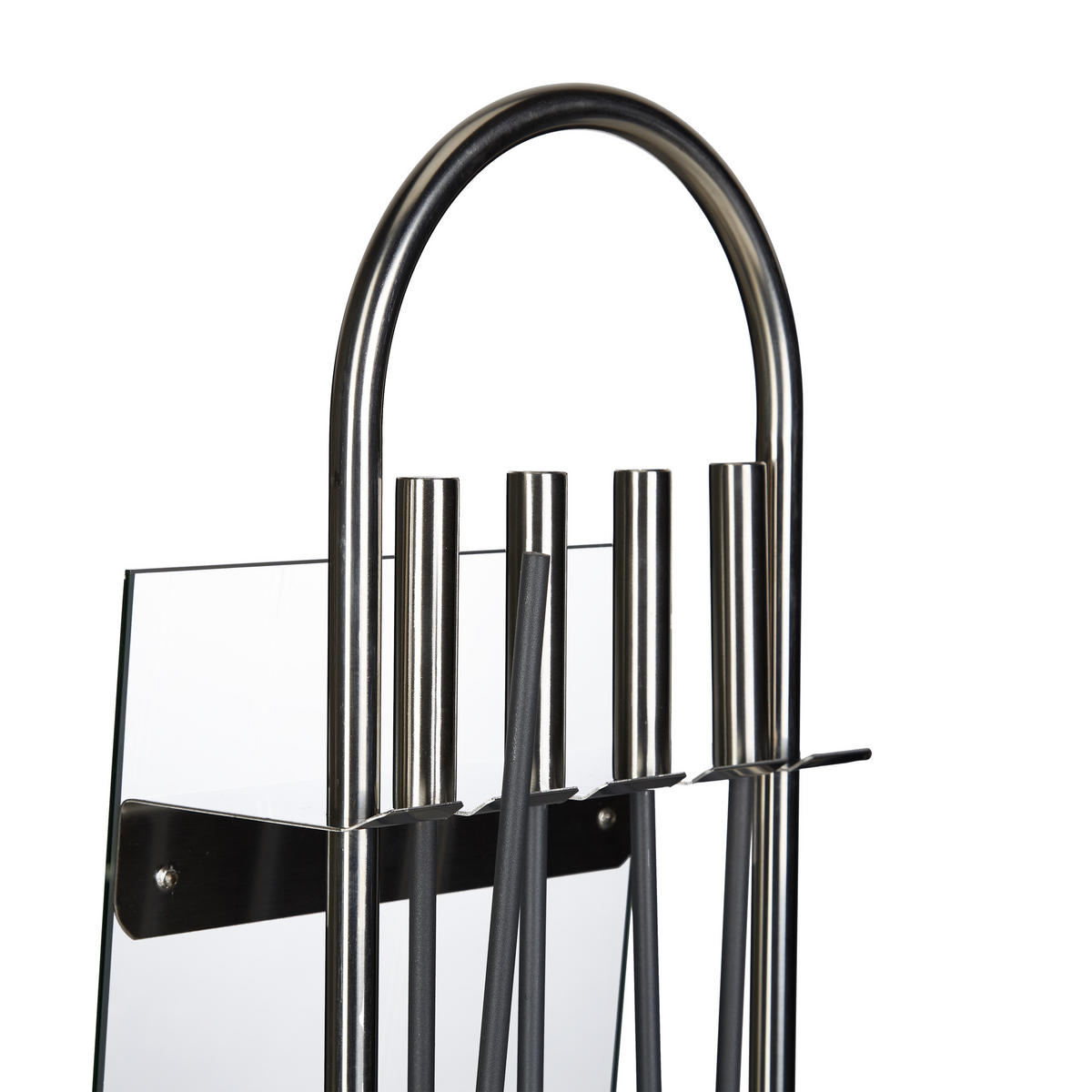 KAMINBESTECK - Multicolor, Glas/Metall (24.5/75/17cm) - Relaxdays