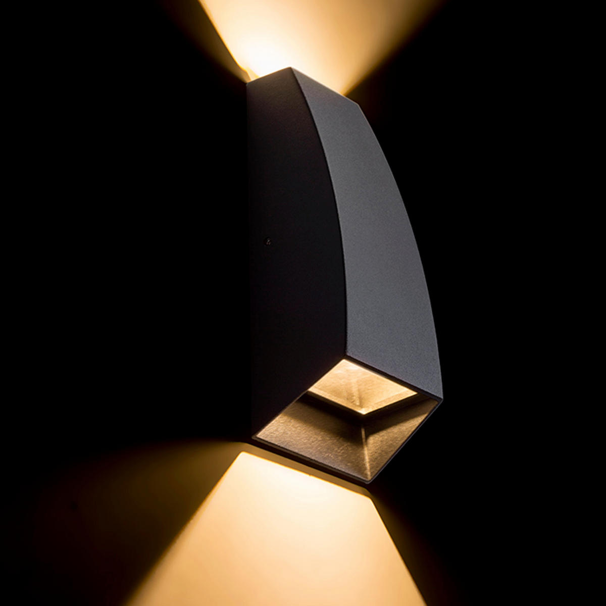 AUSSENLEUCHTE PIA Anthrazitgrau 6 W IP54 - Grau, Metall (47/7/17cm) - Rendl