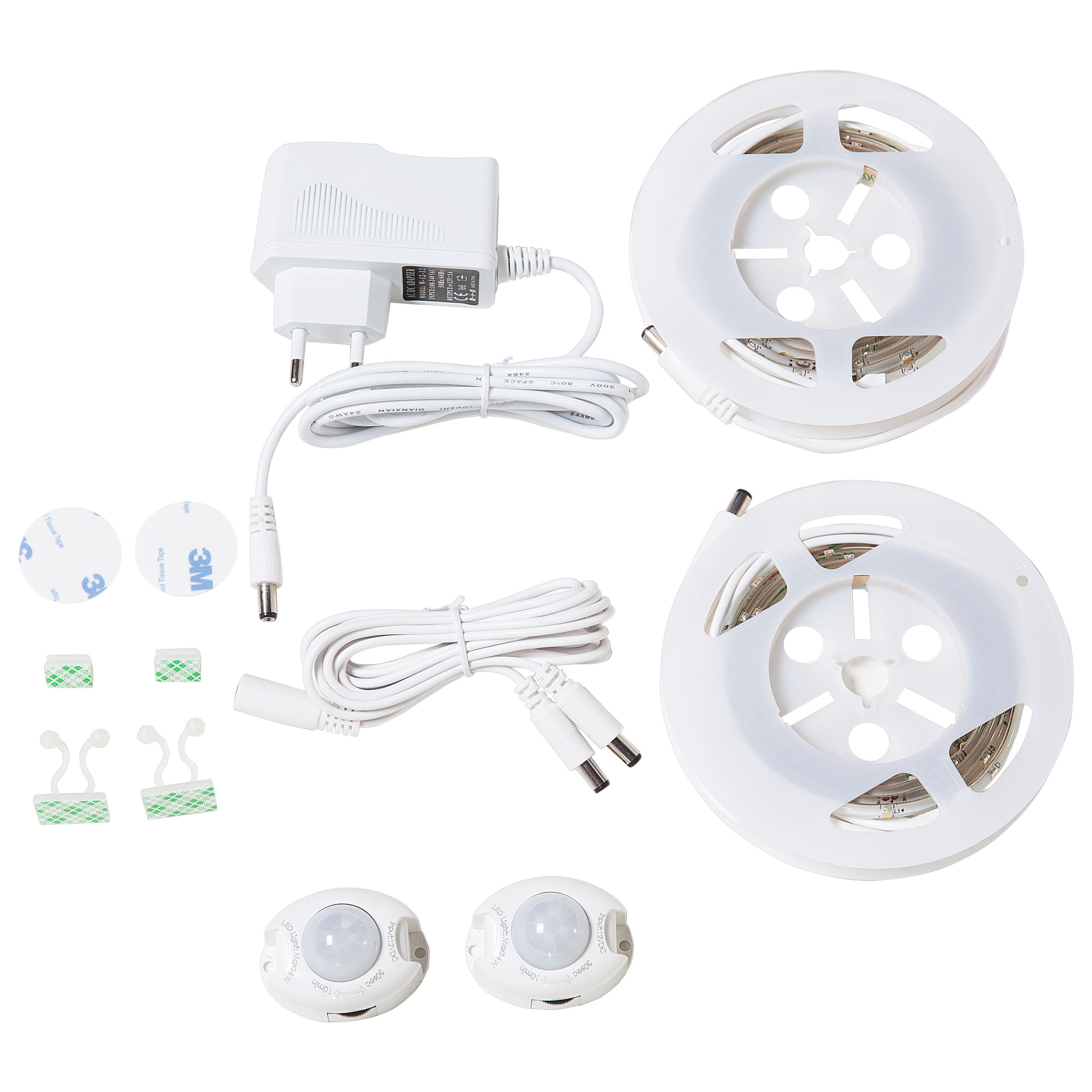 Beliani LED pásek 2 x 120 cm bílý ATRATO