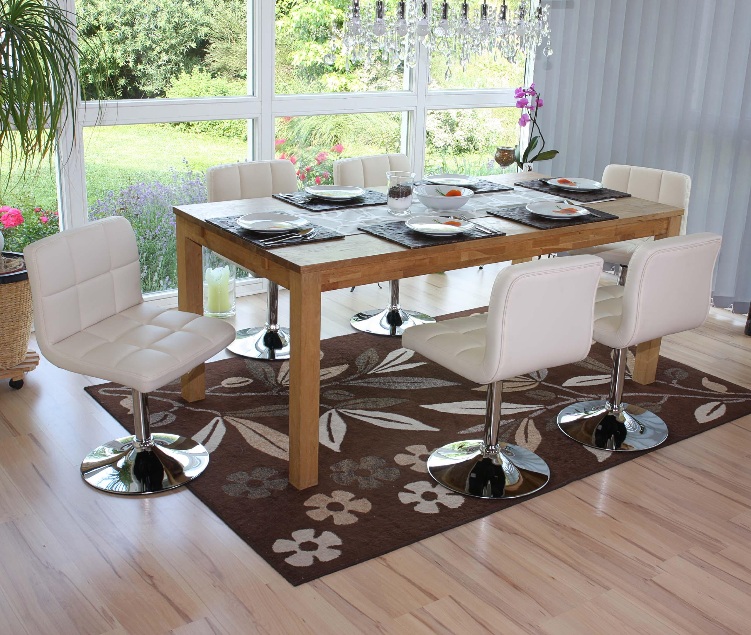 ESSZIMMERSTUHL Beige 6er-Set - Beige, Textil (43/76/44cm) - MCW