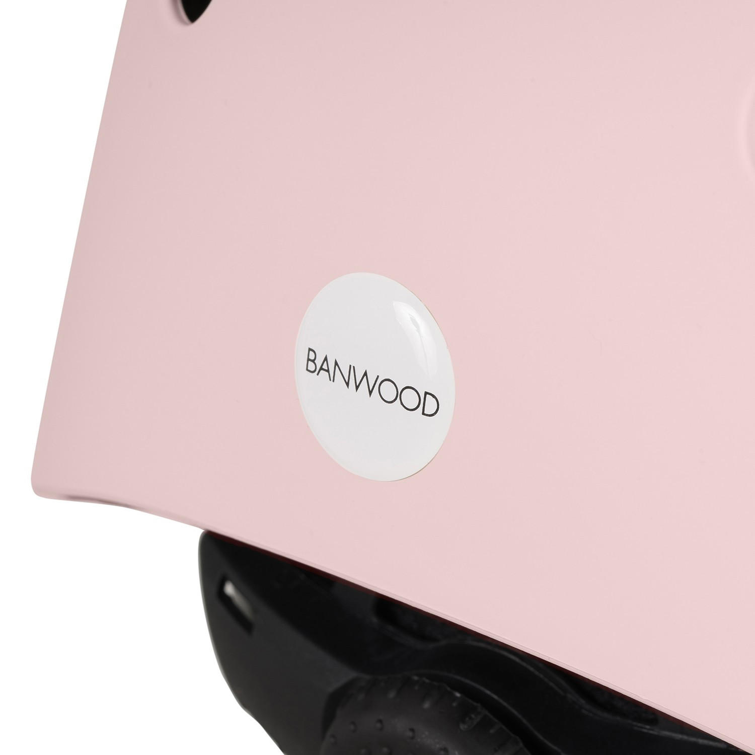 HELM für Kinder aus ABS-Recyclingmaterial, ab 3 Jahren, Verblasstes Rosa - Rosa, Kunststoff (21/24cm) - Banwood