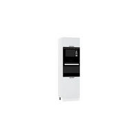MIKROWELLENUMBAUSCHRANK D60PK MVP/L - Dnoria - Stilvolles Küchenelement - Hellgrau, Holz/Metall (60/213.3/56cm) - ROYAL24_MARKT