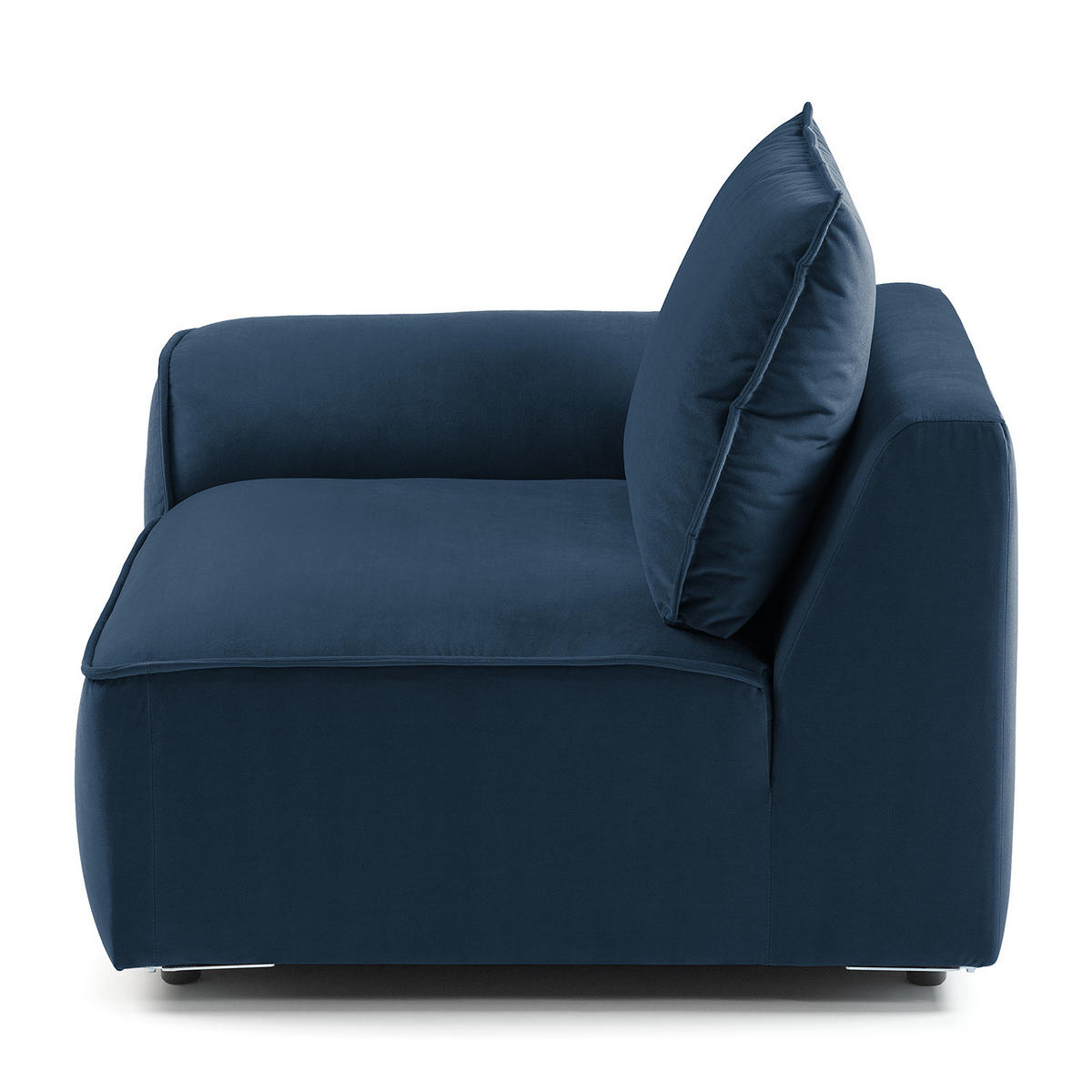 MODULSESSEL - Dunkelgrau, Holz/Textil (104/82/99cm) - home24