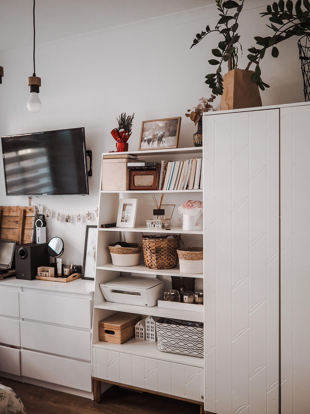 KINDERREGAL Toteme Weiß - Weiß, Holzwerkstoff (90/183/40cm) - RAUMHIRSCH FURNITURE