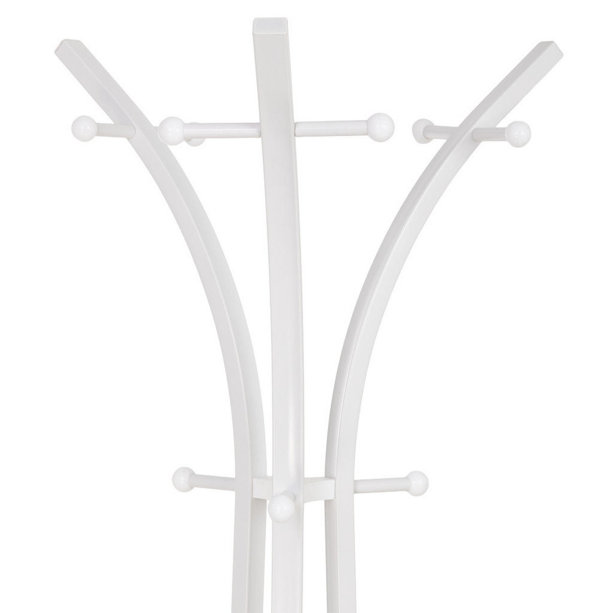 GARDEROBENSTÄNDER aus metall 177x63x51cm - Weiß, Metall (177/51/63cm) - Wanderlust