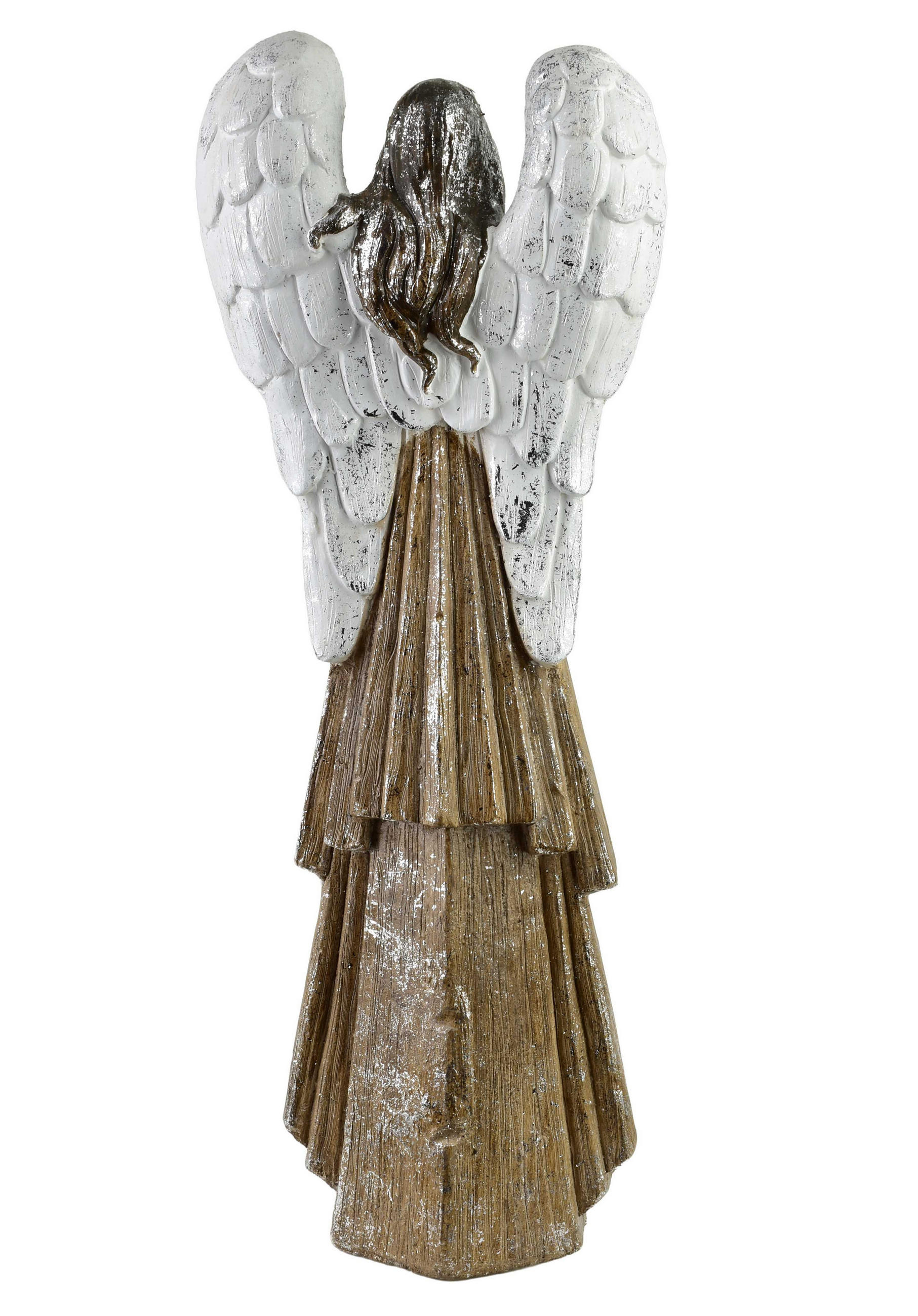 LED-DEKOFIGUR Angel Beige 23x13x63cm Keramik - Beige, Keramik (13/63/23cm) - Mondex
