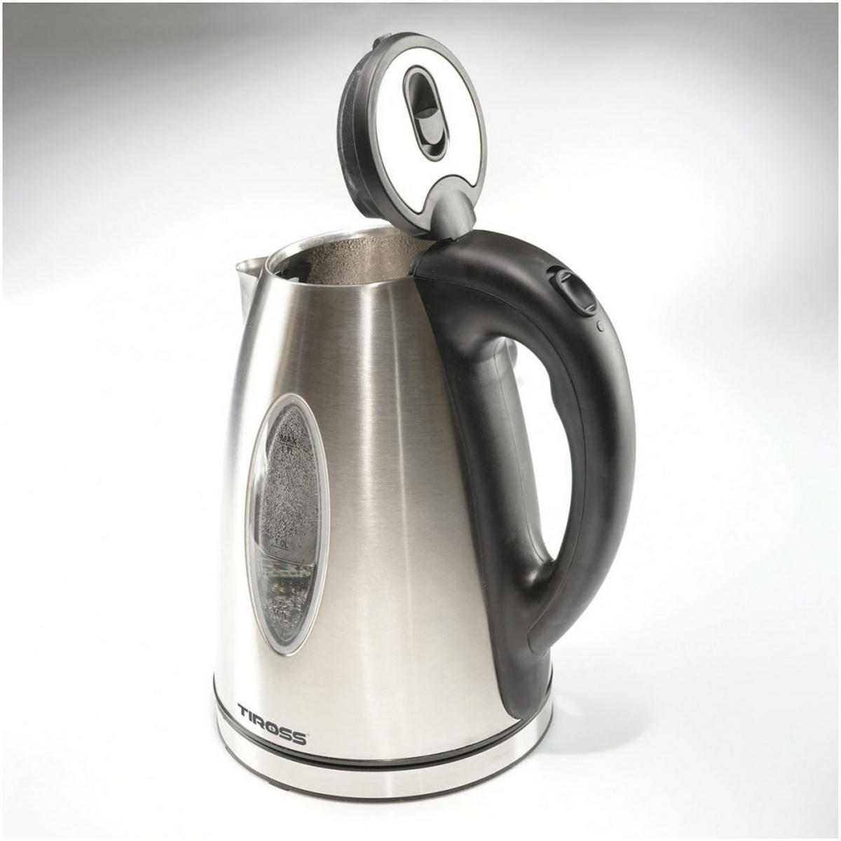WASSERKOCHER ELEKTRISCH Silber 16/16/25 cm TS1361 - Silberfarben, Metall (16/25/16cm) - Tiross 