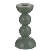 KERZENHALTER Super Natural - Grün, Keramik (8/14/8cm) - Butlers