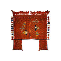 KELIM-TEPPICH handgewebt Sumak Sirdjan Orange 160/155 cm Schurwolle - Orange, Textil (155/160cm) - Looma