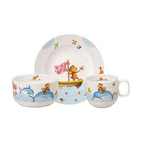 KINDERGESCHIRR Happy as a Bear bunt 3er Set - Multicolor, Keramik (1/1/1cm) - Villeroy & Boch