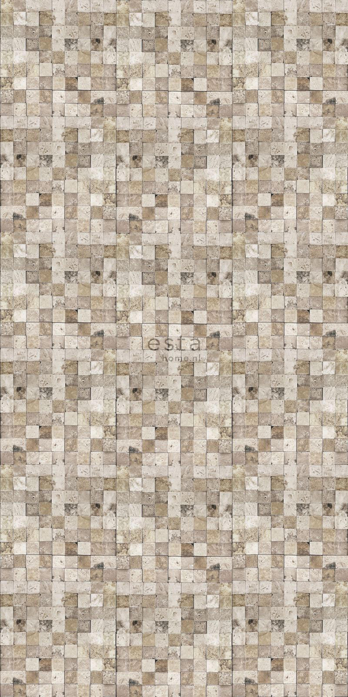 XXL-VLIESTAPETE Marmor Plätze 50 x 900 cm - Beige, Papier (50/900cm) - ESTAhome