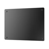 HEIZKÖRPERPANEEL Schwarz mit Glasscheibe und WiFi-App-Steuerung 1000 W - Schwarz, Keramik (45/40/12cm) - Purline